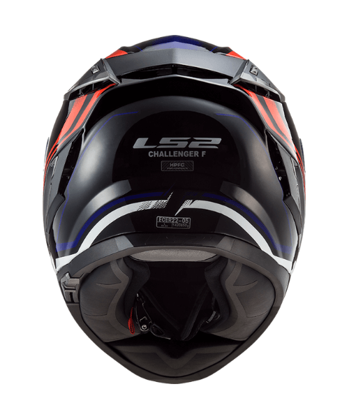 LS2 FF327 Challenger Propeller Helmet - Red Blue