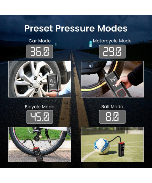 Portronics Vayu 2.0 Portable Tyre Inflator