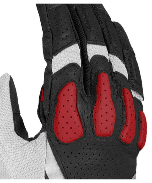 Rynox Ridge Pro Offroad Gloves - Black Red
