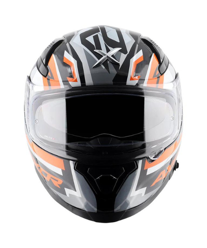 Axor Apex Streak Helmet - Gloss Black Orange