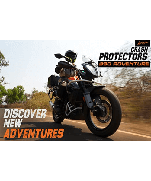 Auto Engina 390/250 Adventure Crash Guard Compatible For KTM 390/250 Adventure -Silver