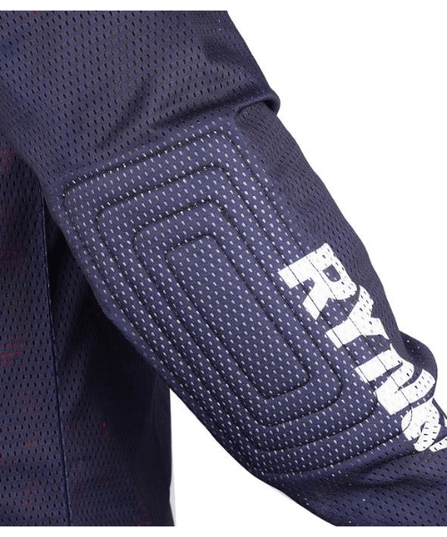 Rynox Switchback Neo Offroad Jersey - Blue Hi-Viz Green
