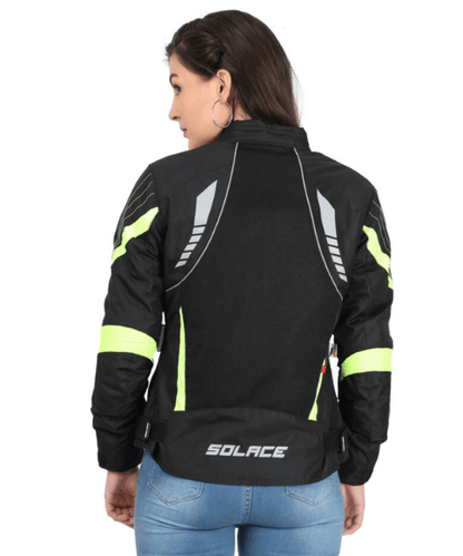 Solace Asmi Ladies Jacket V3 Black &amp; Neon