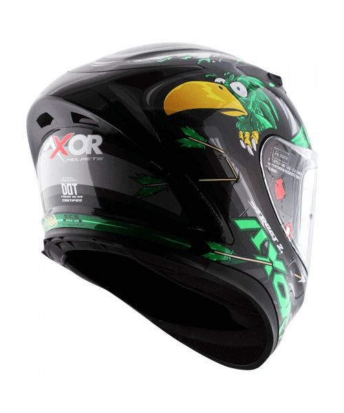 Axor Street Zazu Helmet - Black Green