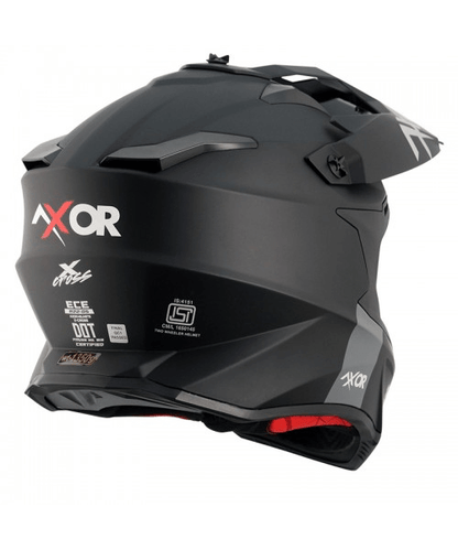 Axor X-Cross Helmet - Dull Black Red