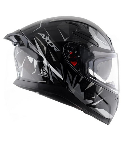 Axor Apex Hunter Helmet- Gloss Black Grey