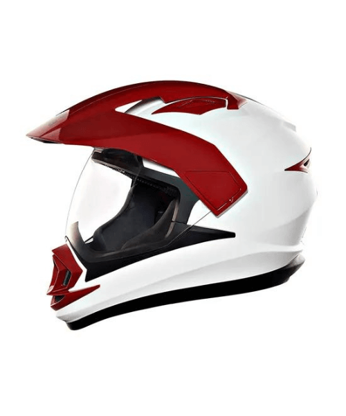 Royal Enfield Escapade Helmet - White & Red