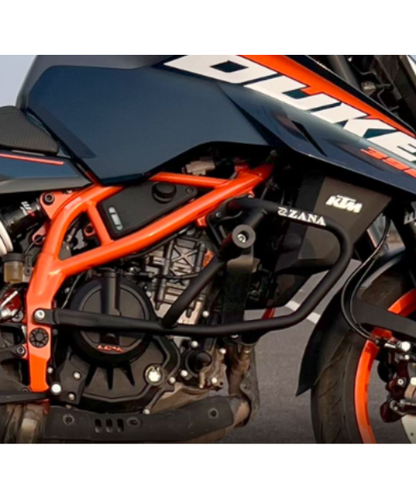 Zana Crash Guard With Slider Black For KTM Duke 390/250/200/390 Gen 3  - ZI-8408