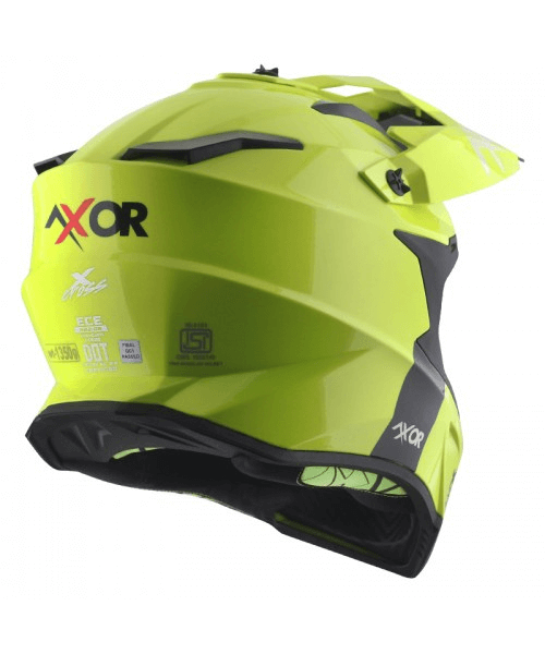 Axor X-Cross Helmet - Neon Yellow Green