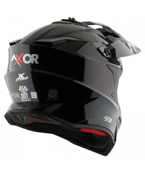 Axor X-Cross Helmet - Black Red