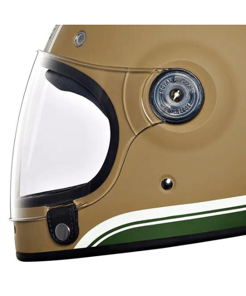Royal Enfield Drifter V2 Big Stripe Helmet - Matt Desert Storm