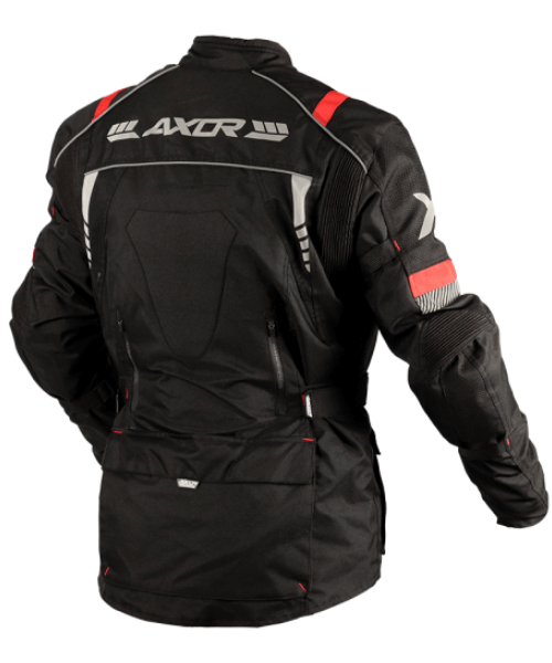 Axor Valour Riding Jacket - Black Red