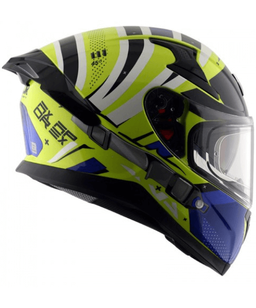 Axor Apex Hex-2 Helmet - Neon Yellow Blue