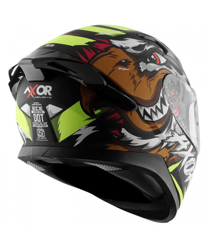 Axor Apex Falcon Helmet - Black Neon Yellow