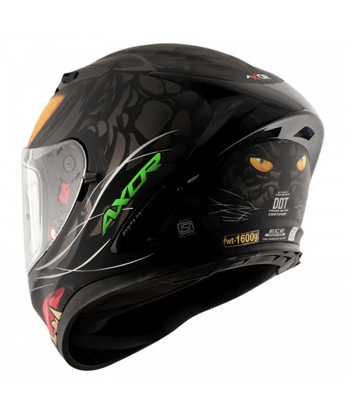 Axor Street Panther Helmet - Dull Black Grey