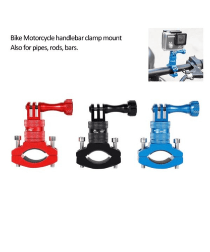 Yellowfin Handlebar Action Camera Mount Aluminium Alloy - MINI-ACT-BLUE