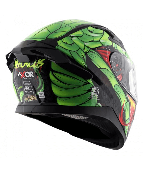 Axor Apex Venomous D/V Helmet - Black Neon Green