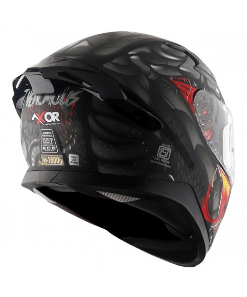 Axor Apex Venomous D/V Helmet - Dull Black Grey