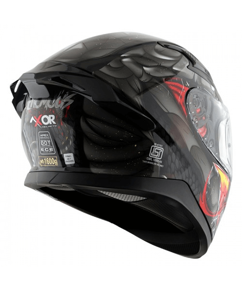 Axor Apex Venomous D/V Helmet - Black Grey