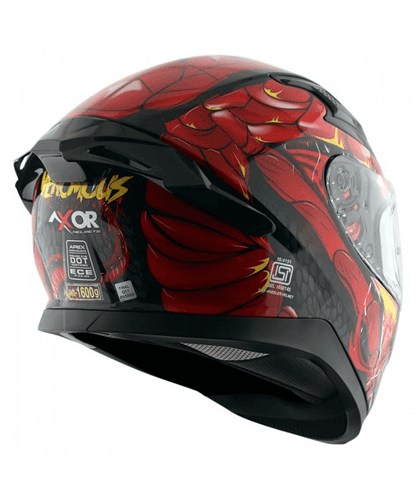 Axor Apex Venomous D/V Helmet - Black Red