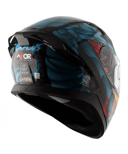 Axor Apex Venomous D/V Helmet - Black Matt Blue