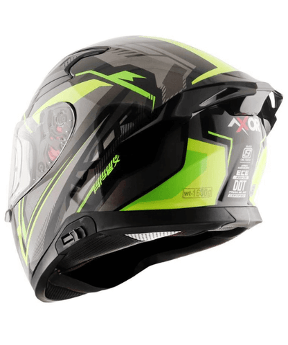 Axor Apex Roadtrip Helmet - Gloss Black Neon Yellow