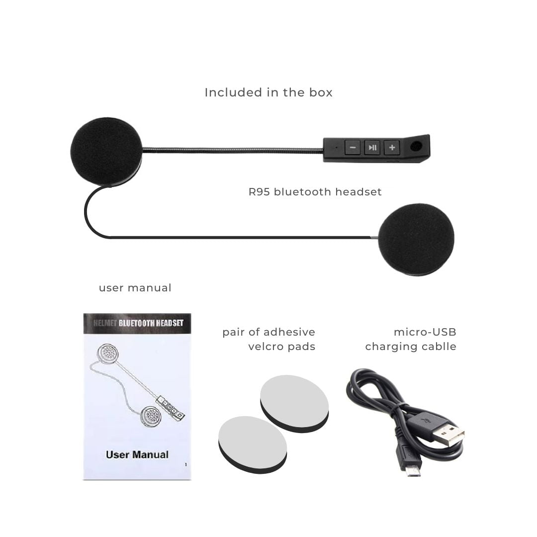 Route95 Helmet Bluetooth Headset