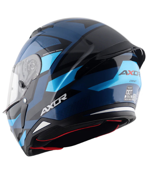 Axor Hunter Cornet Helmet - Gloss Dark Blue Black