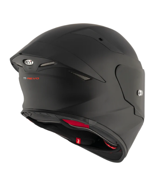KYT TT-Revo Plain Helmet - Matt Black