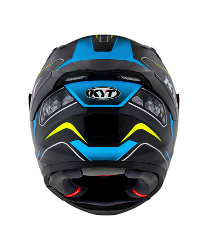 KYT Striker #01 Helmet - Gloss Black Blue