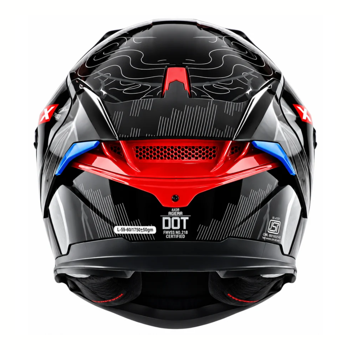 Axor Agera Raiz Helmet - Gloss Black Grey