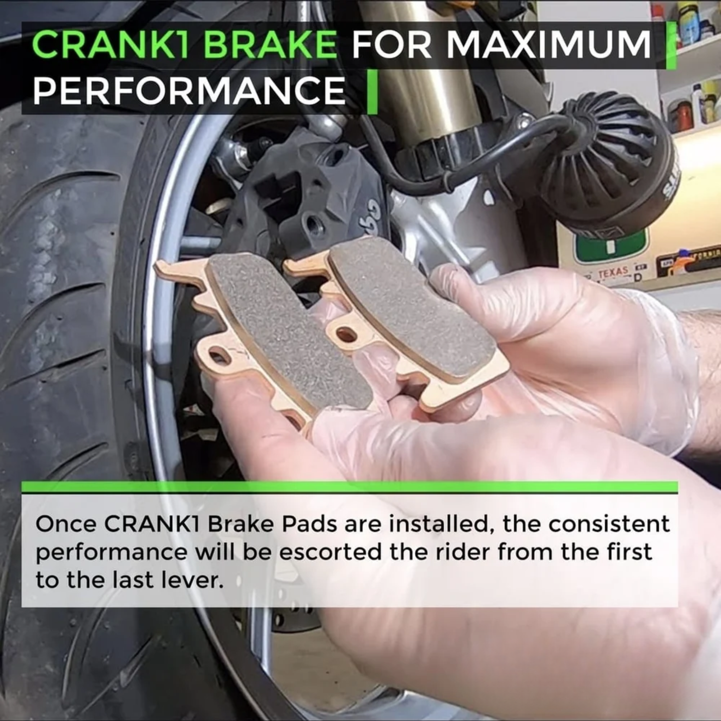 Crank1 Ducati Monster 795 (2012-2016) Sintered Brake Pads