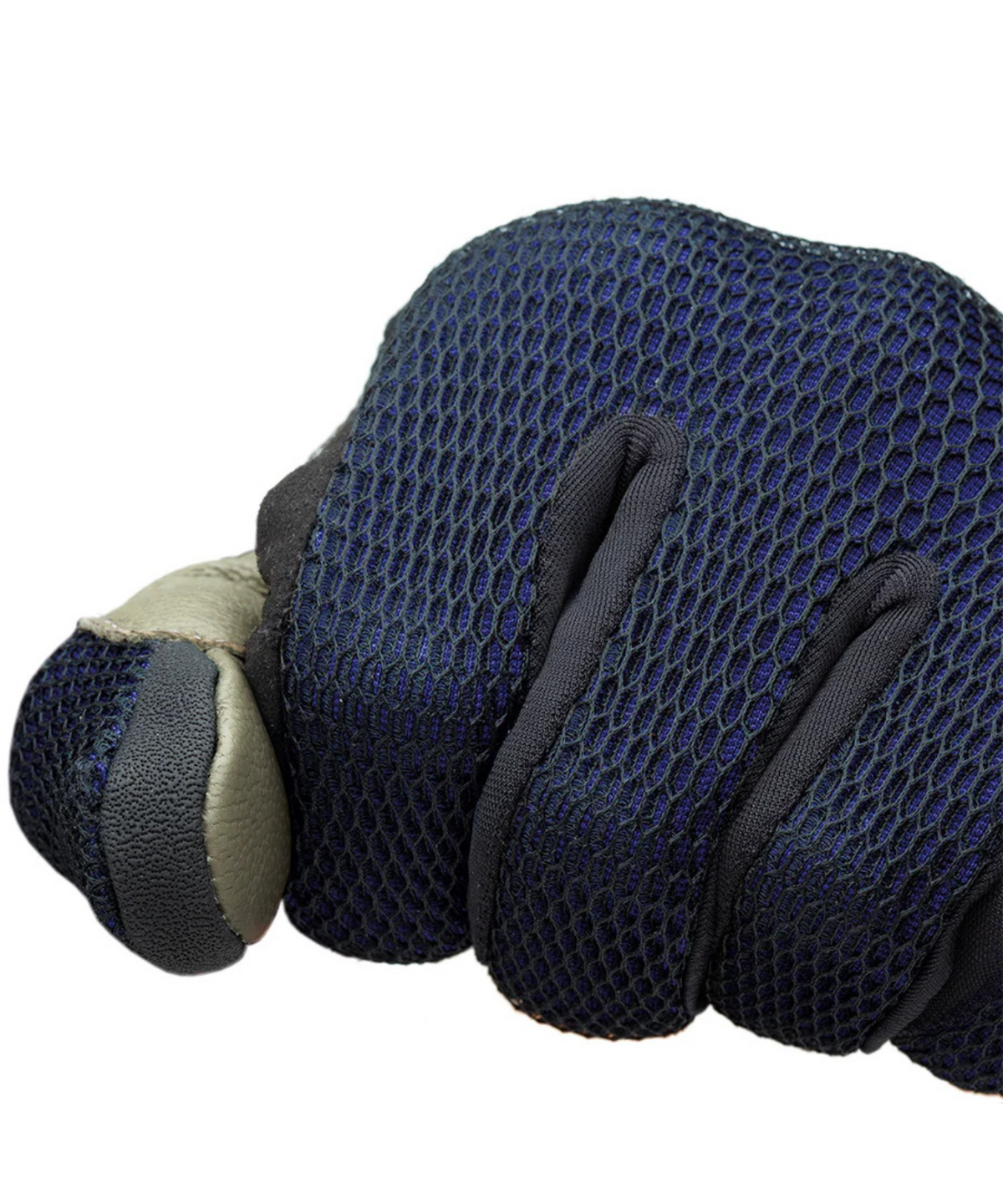 Tucano Urbano Eden Mesh Riding Gloves - Black Blue - Tucano Urbano