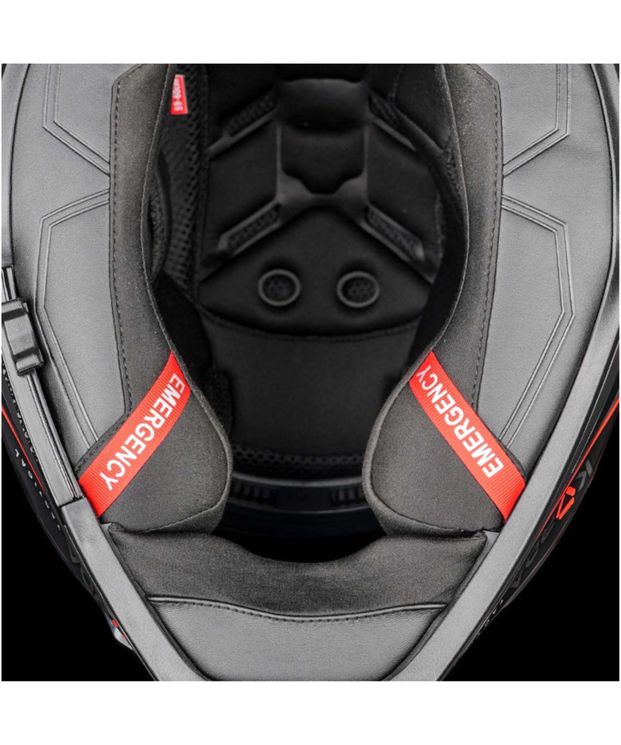 Korda Icon Nero Helmet - Matt Grey Red