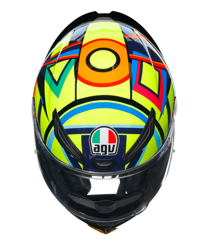 AGV K1 S Soleluna Helmet 2017 - Gloss Yellow Blue
