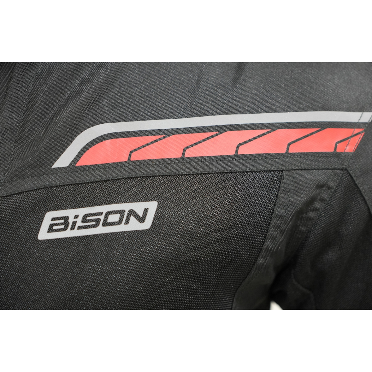 Bison ProGear Clavis Riding Jacket - Black Red