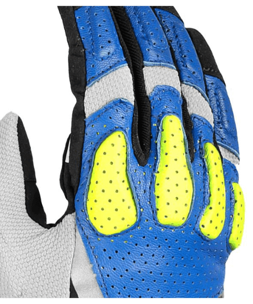 Rynox Ridge Pro Offroad Gloves - Blue Hi-Viz Green