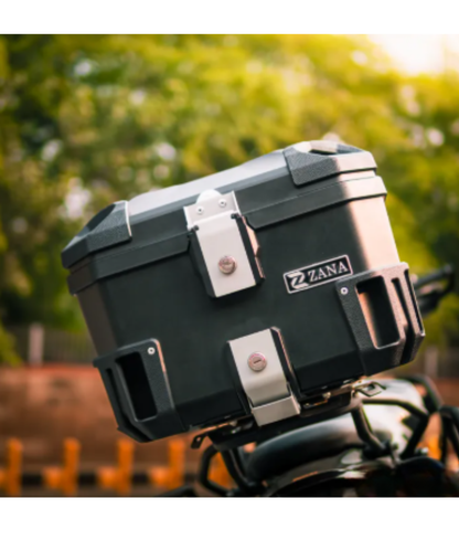 Zana Nomada Plastic Top Box 45L with Backrest - Black - ZI-TB-022