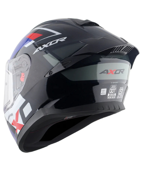 Axor Saber X-Sport Helmet - Gloss Black Blue