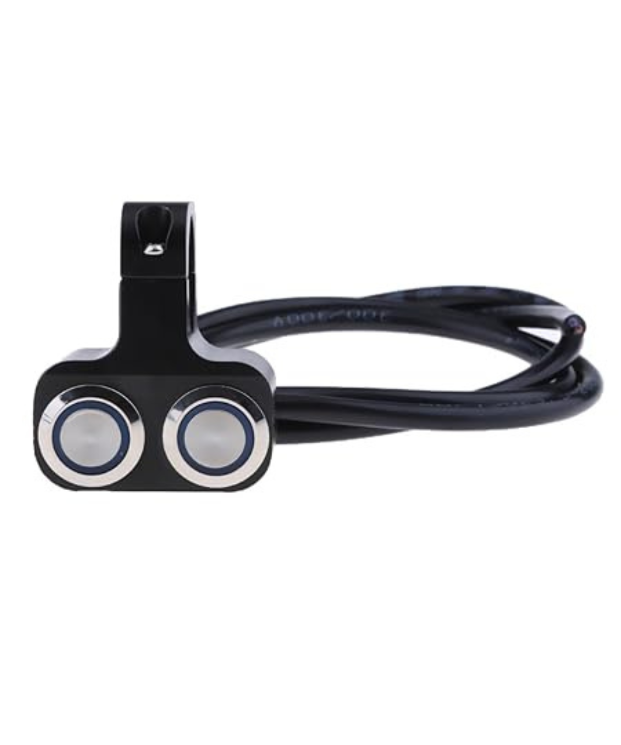 HJG Dual Push Button Control Double Aux Light Switch