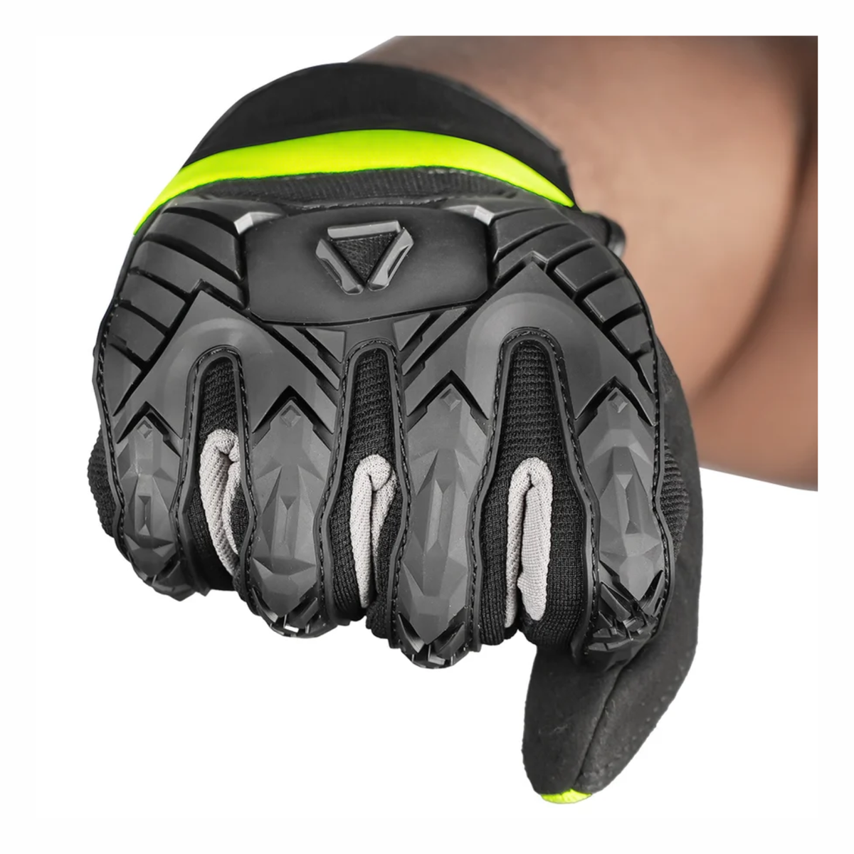 Korda Droid Riding Gloves - Fluorescent Yellow