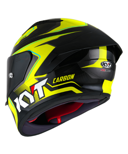 KYT NZ Race Carbon Competition Helmet - Gloss Yellow - KYT Helmets