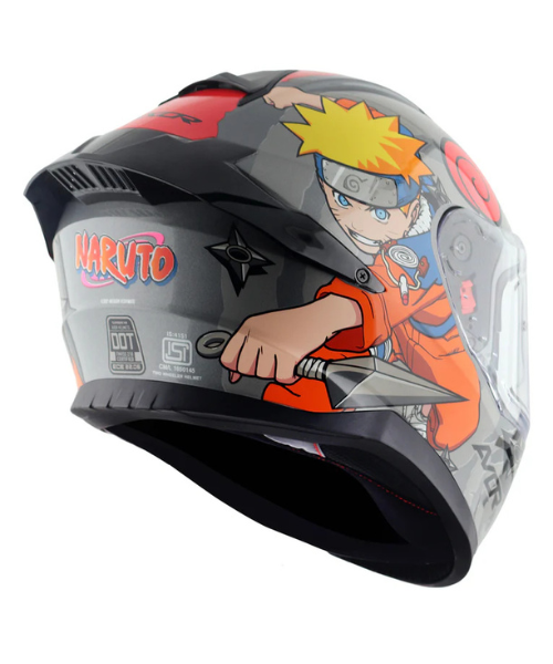 Axor Saber Naruto Helmet - Gloss Black Orange