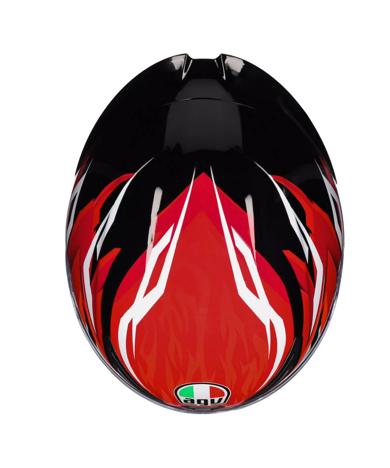 AGV K1 S Lion 035 Helmet - Gloss Black Red White