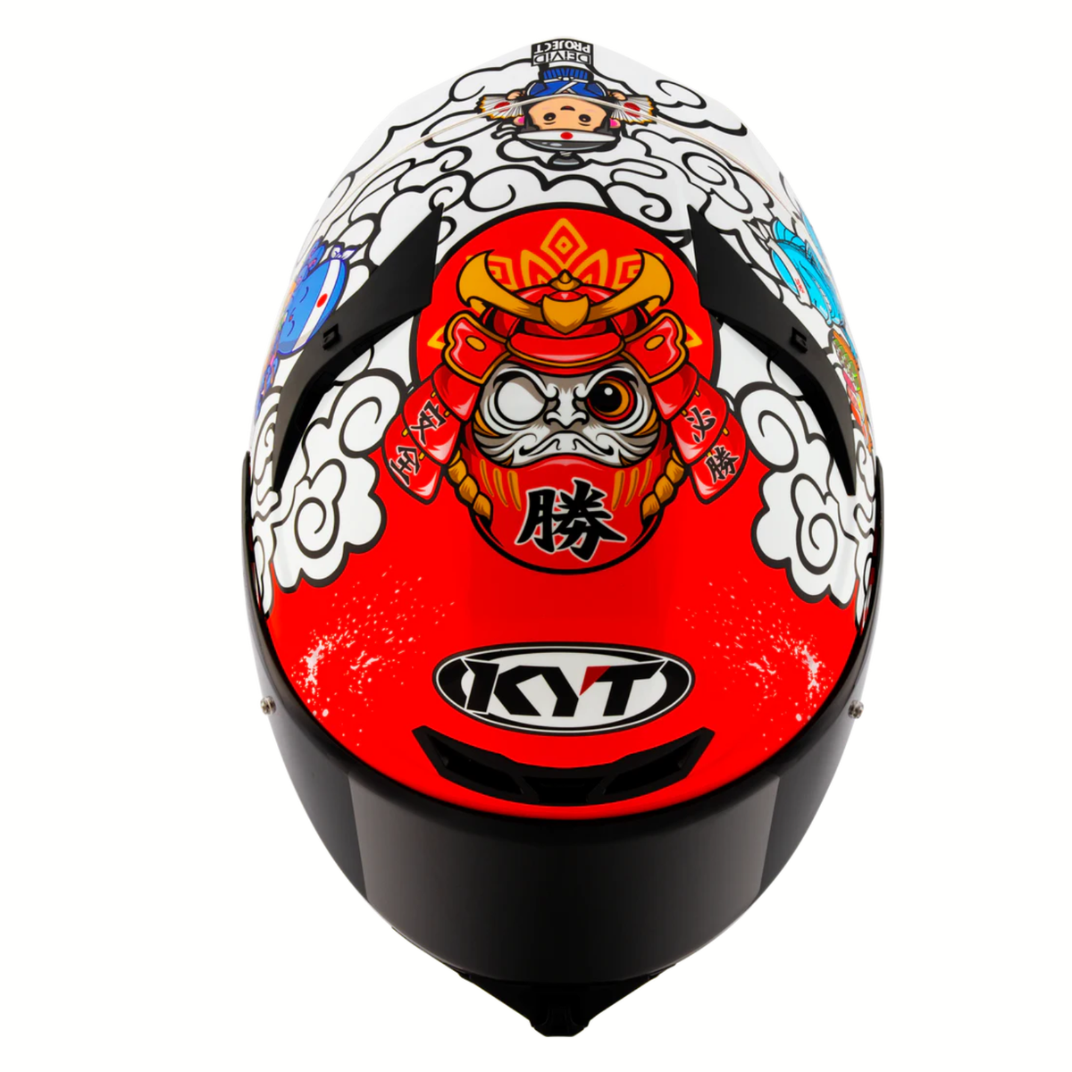 KYT TT-Revo Sushi Time Helmet - Gloss Red