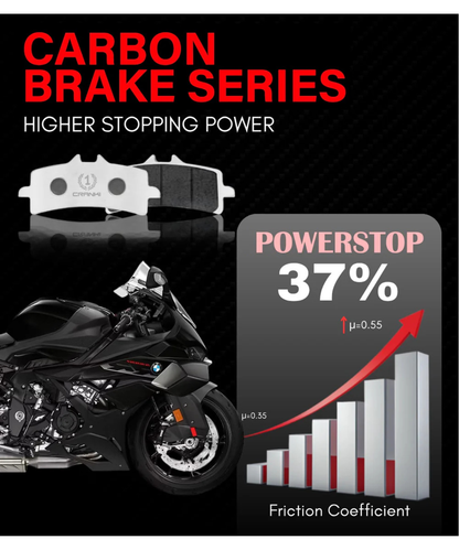 Crank1 Carbon Brake Pads for KTM Adventure 390 (2025 Onwards)