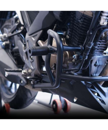 Zana Crash Guard with Slider Texture Matt Black Honda CB300F - ZI-8273