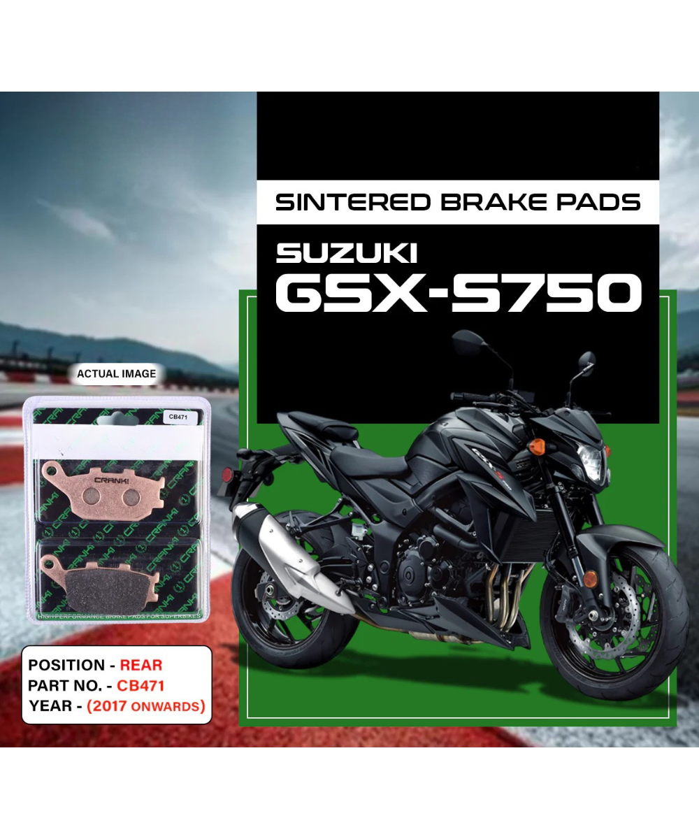 Crank1 Suzuki GSX S750 (2017 Onwords) Sintered Brake Pads
