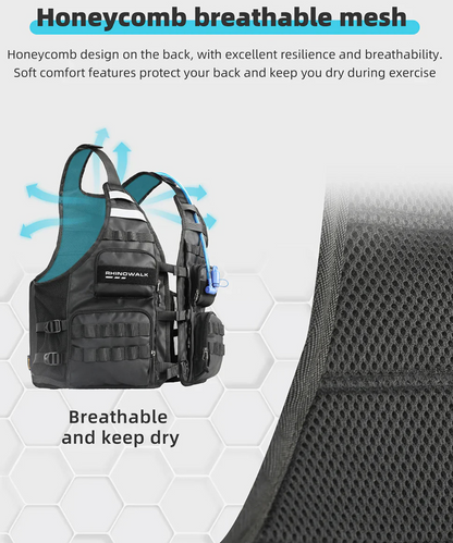 Rhinowalk Motorcycle Vest - M1012BK