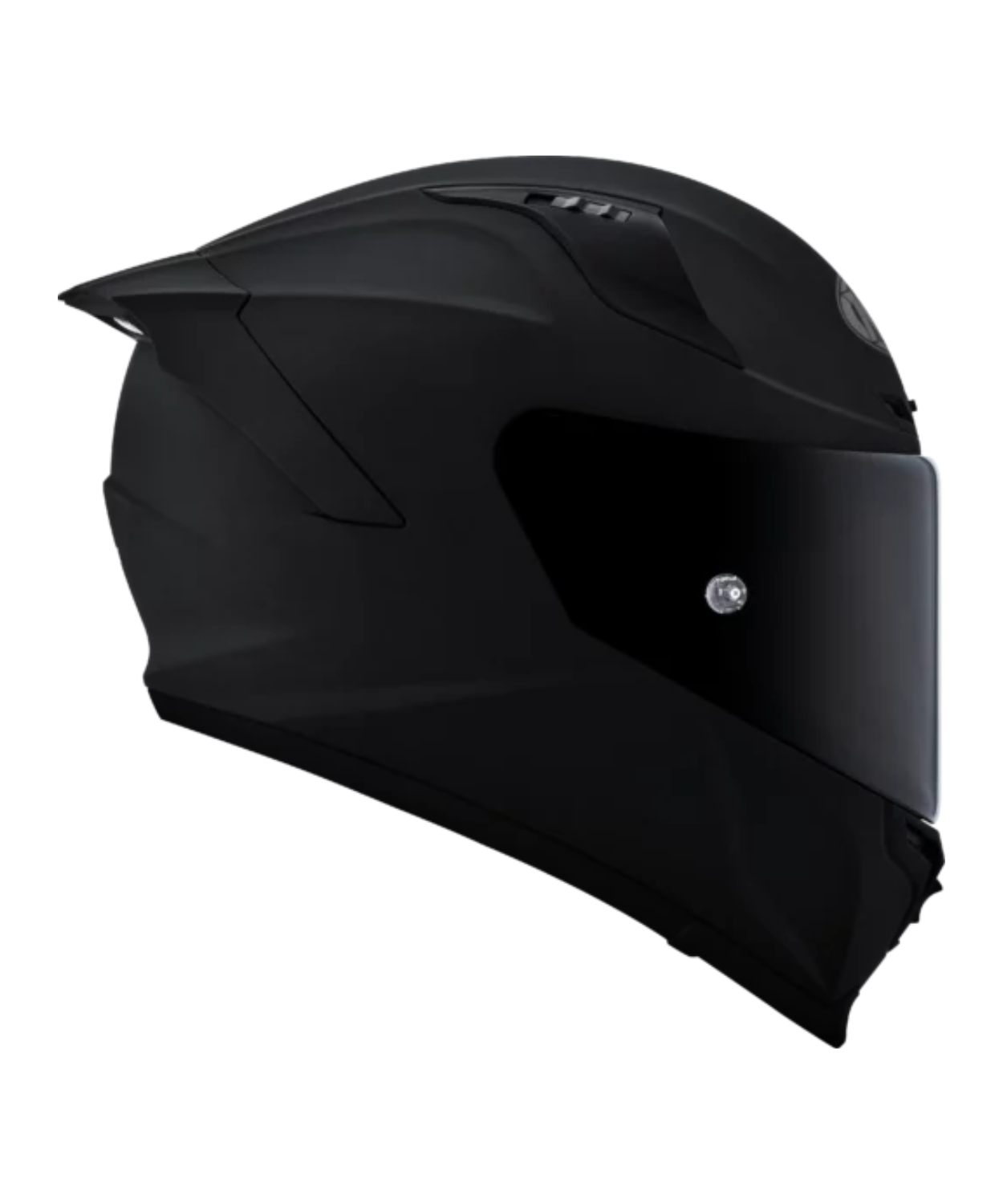 KYT Striker 2V Plain Full Face Helmet - Matt Black